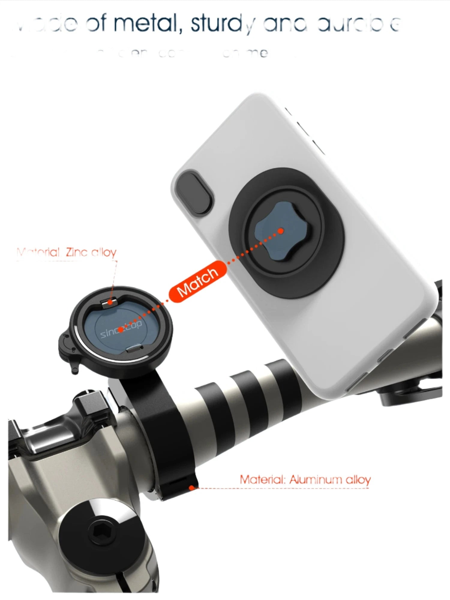 Bike & Motorcycle Phone Mount – Handlebar Phone Holder Stand - Adistore