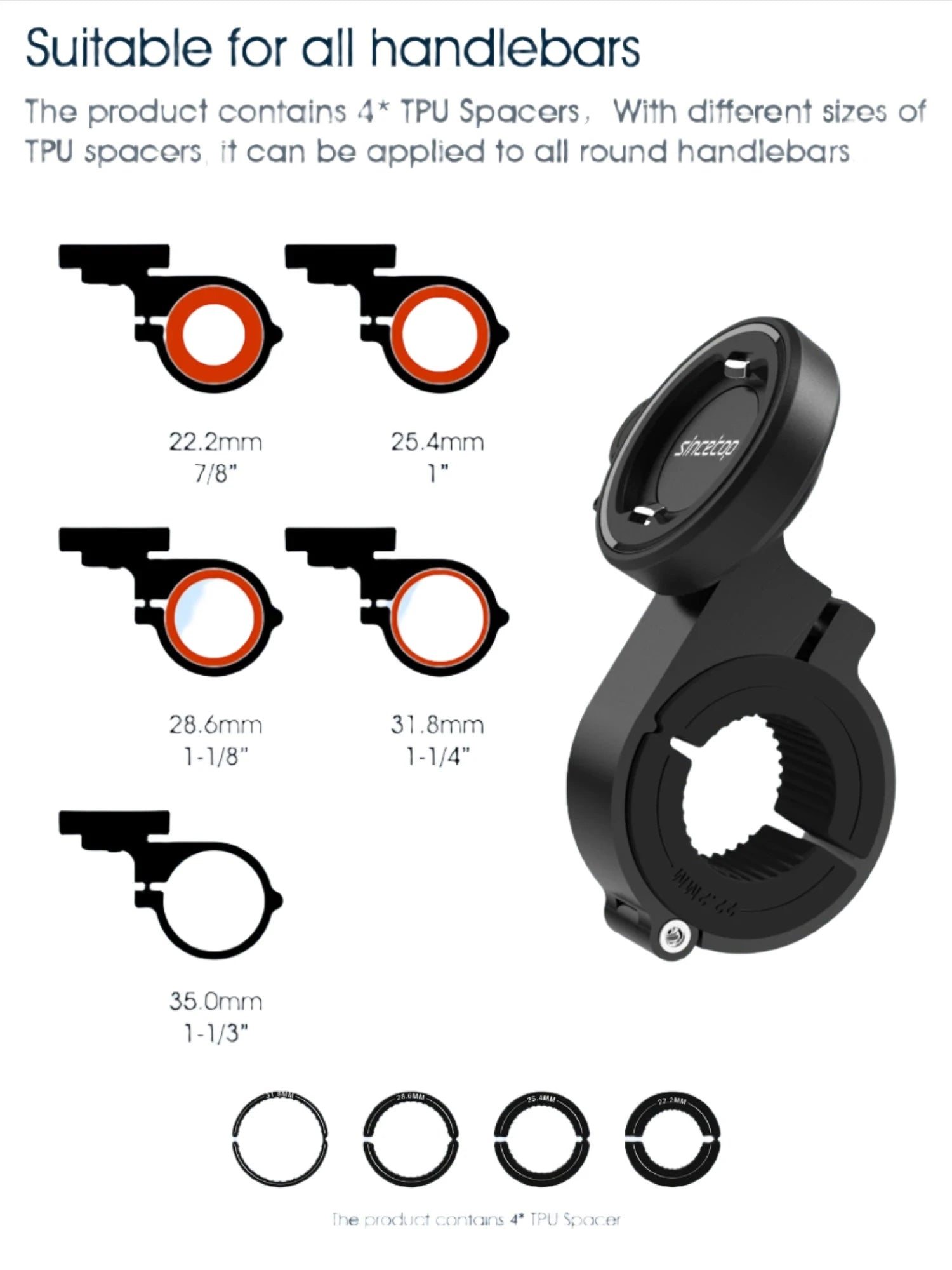 Bike & Motorcycle Phone Mount – Handlebar Phone Holder Stand - Adistore