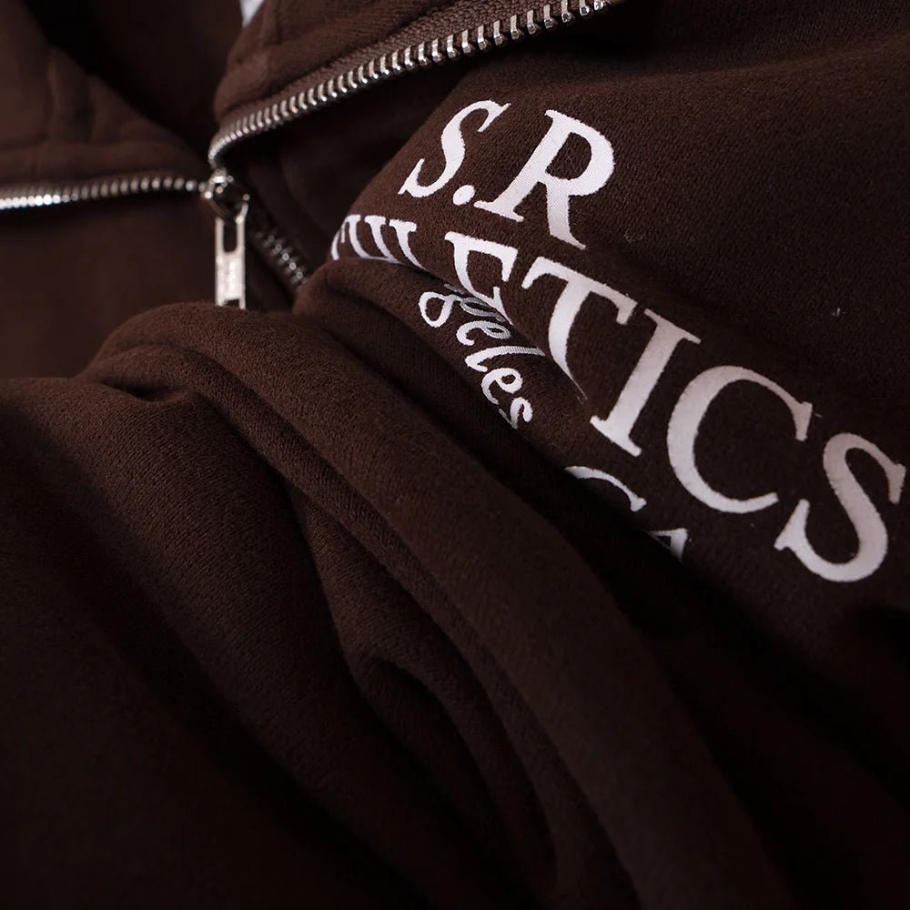 ZESSAM Club Graphic Sweatshirt – Women’s Long Sleeve with Collar