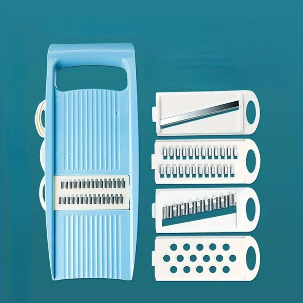 5-in-1 Vegetable Slicer & Grater – Multifunctional Kitchen Chopper - Adistore