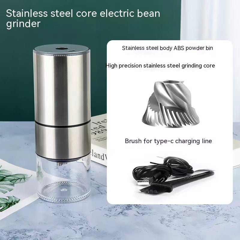 Electric Stainless Steel Coffee Grinder – Powerful Bean Grinding Machine - Adistore