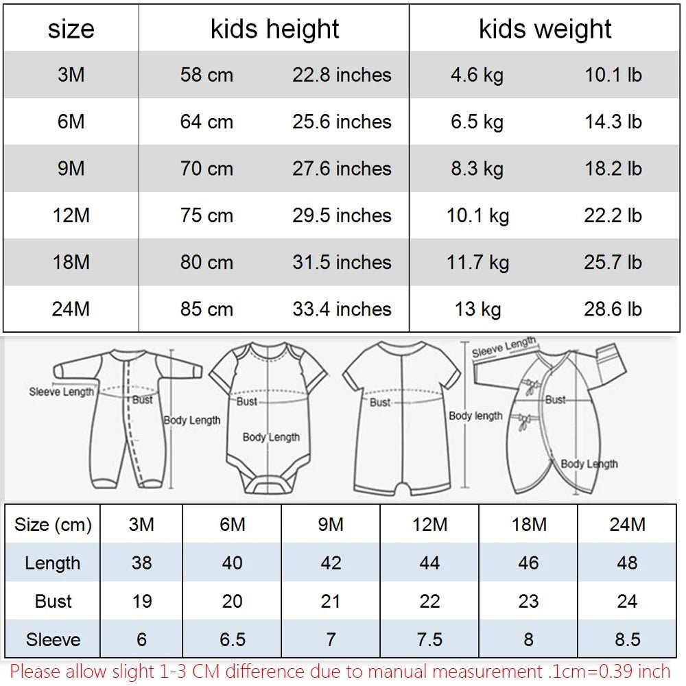 Baby Romper Jumpsuit 0–24M | Short Sleeve Printed Outfit for Boys & Girls - Adistore