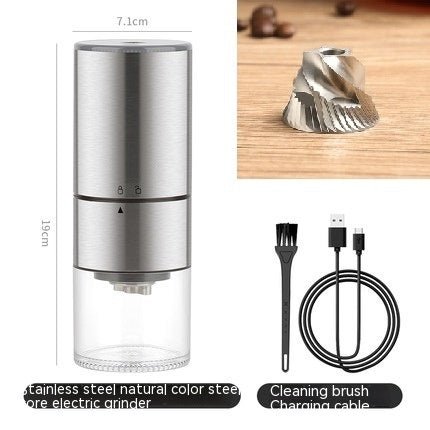 Electric Stainless Steel Coffee Grinder – Powerful Bean Grinding Machine - Adistore