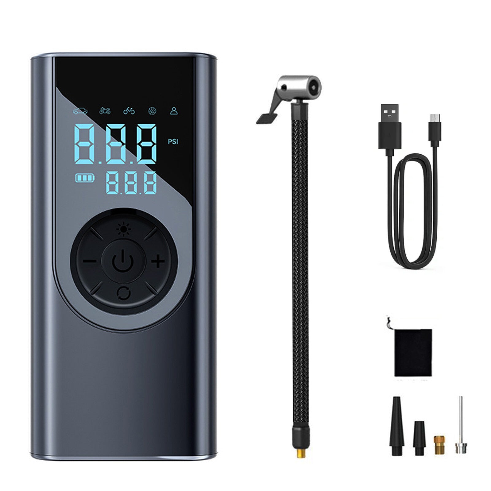 Wireless Portable Digital Tyre Inflator 150PSI  for Car & Bike.