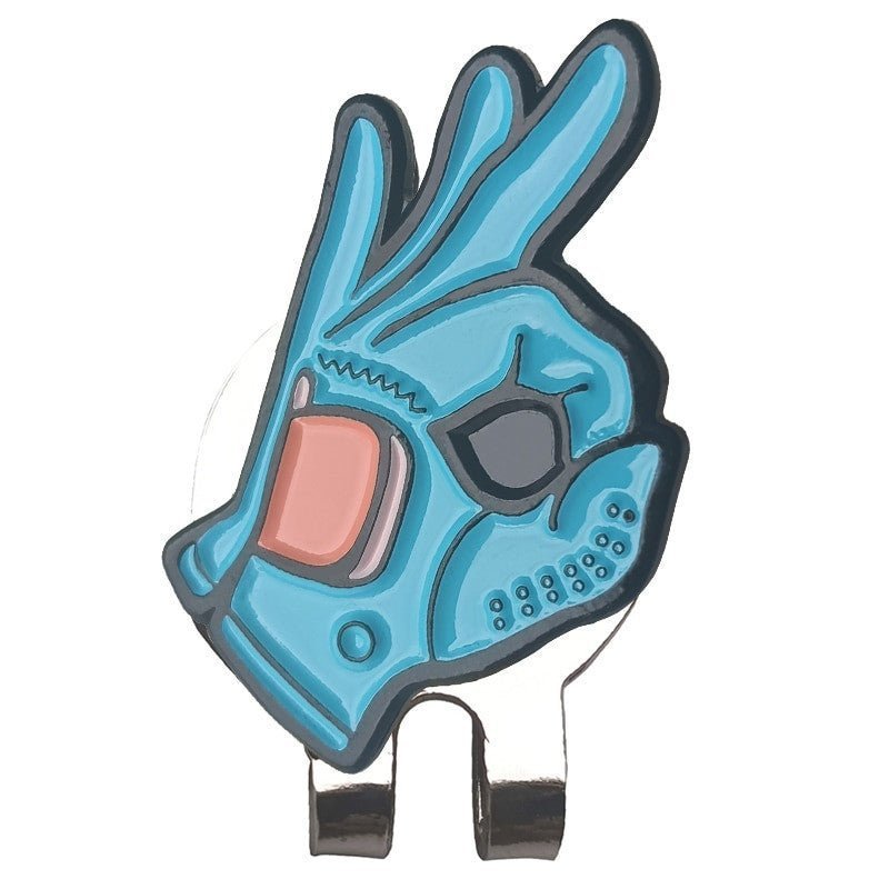 Golf Ball Mark & Magnetic Hat Clip – Alloy Golf Marker Set - Adistore