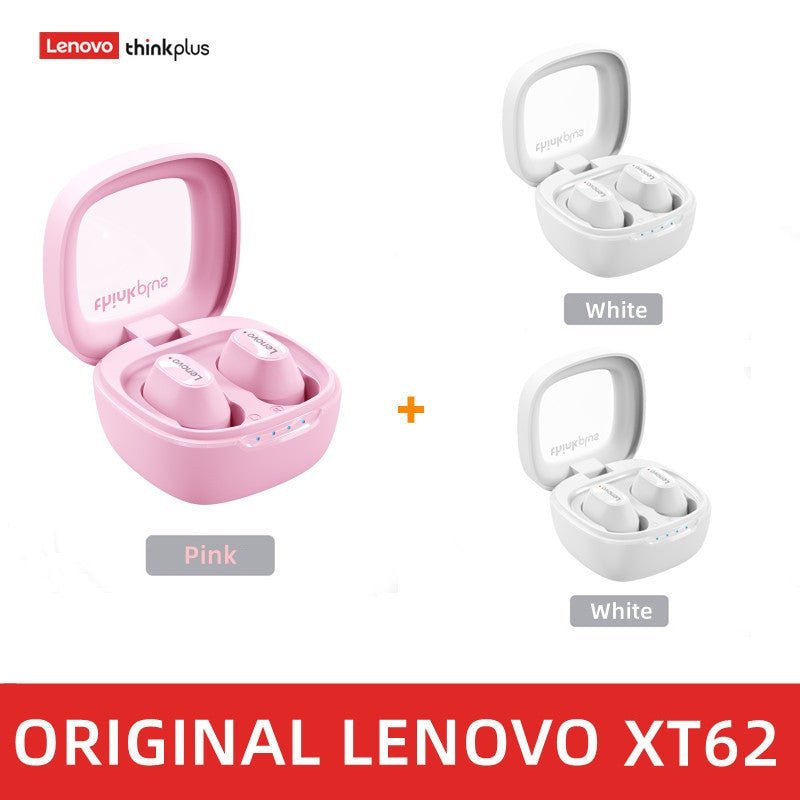 Lenovo XT62 Wireless Earbuds – Bluetooth 5.3 HiFi Sport Headset with Mic - Adistore