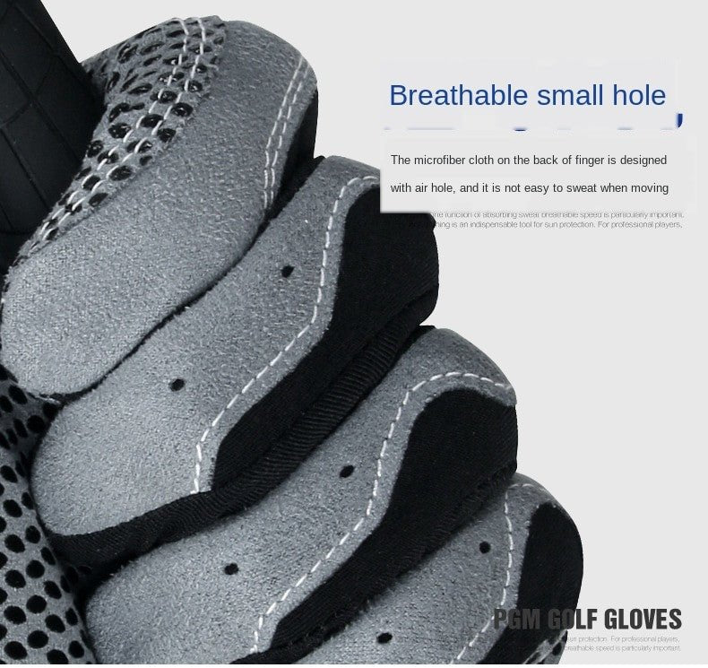 PGM Professional Golf Gloves – Breathable Microfiber Non-Slip Grip - Adistore