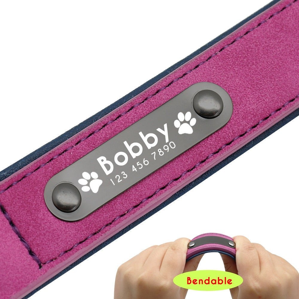 Personalized Custom Leather Dog Collars – Durable & Stylish - Adistore