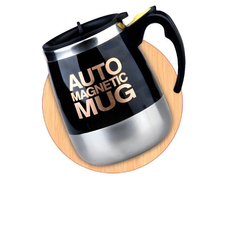 Automatic Stainless Steel Self-Stirring Magnetic Mug – 304 Mixing Cup - Adistore