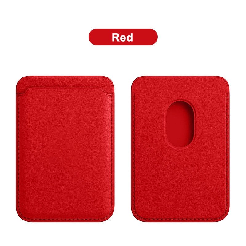Magnetic Leather Card Holder Case for iPhone 13/12/11 Pro Max Mini - Adistore