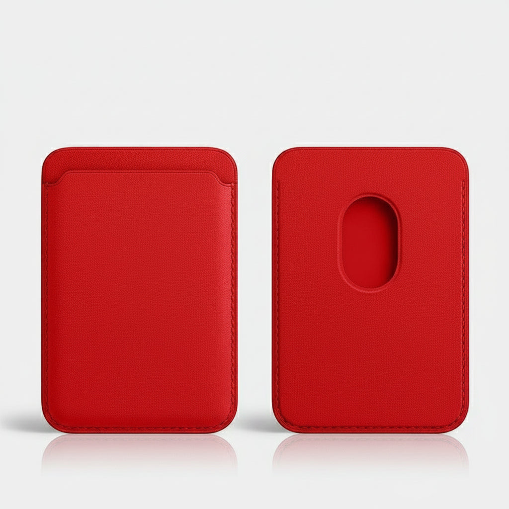 Magnetic Leather Card Holder Case for iPhone 13/12/11 Pro Max Mini - Adistore