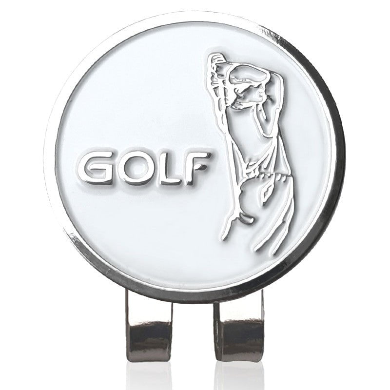 Golf Ball Mark & Magnetic Hat Clip – Alloy Golf Marker Set - Adistore