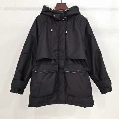 Fitaylor Women’s Winter Jacket – Large Natural Fox Fur Hooded Coat - Adistore