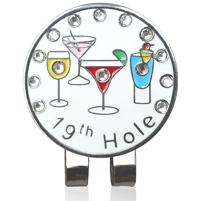 Golf Ball Mark & Magnetic Hat Clip – Alloy Golf Marker Set - Adistore