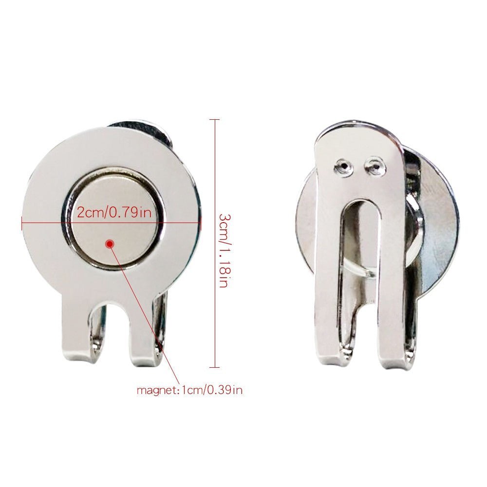 6 Pcs One Putt Golf Ball Markers with Magnetic Hat Clip | Golf Gifts - Adistore