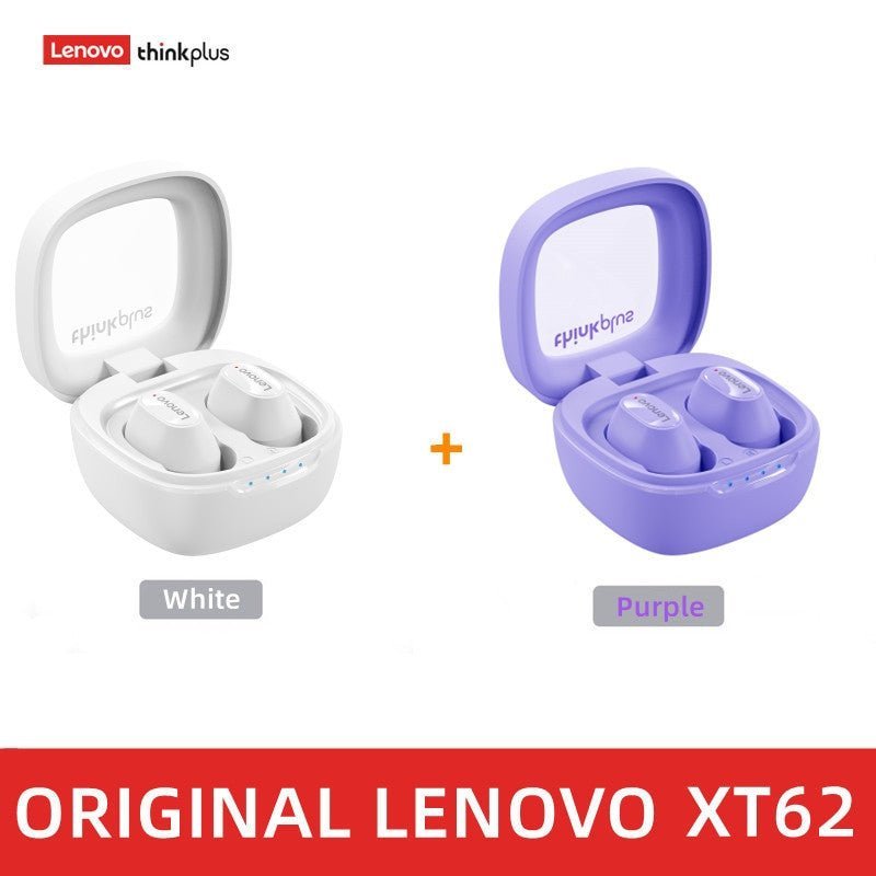 Lenovo XT62 Wireless Earbuds – Bluetooth 5.3 HiFi Sport Headset with Mic - Adistore