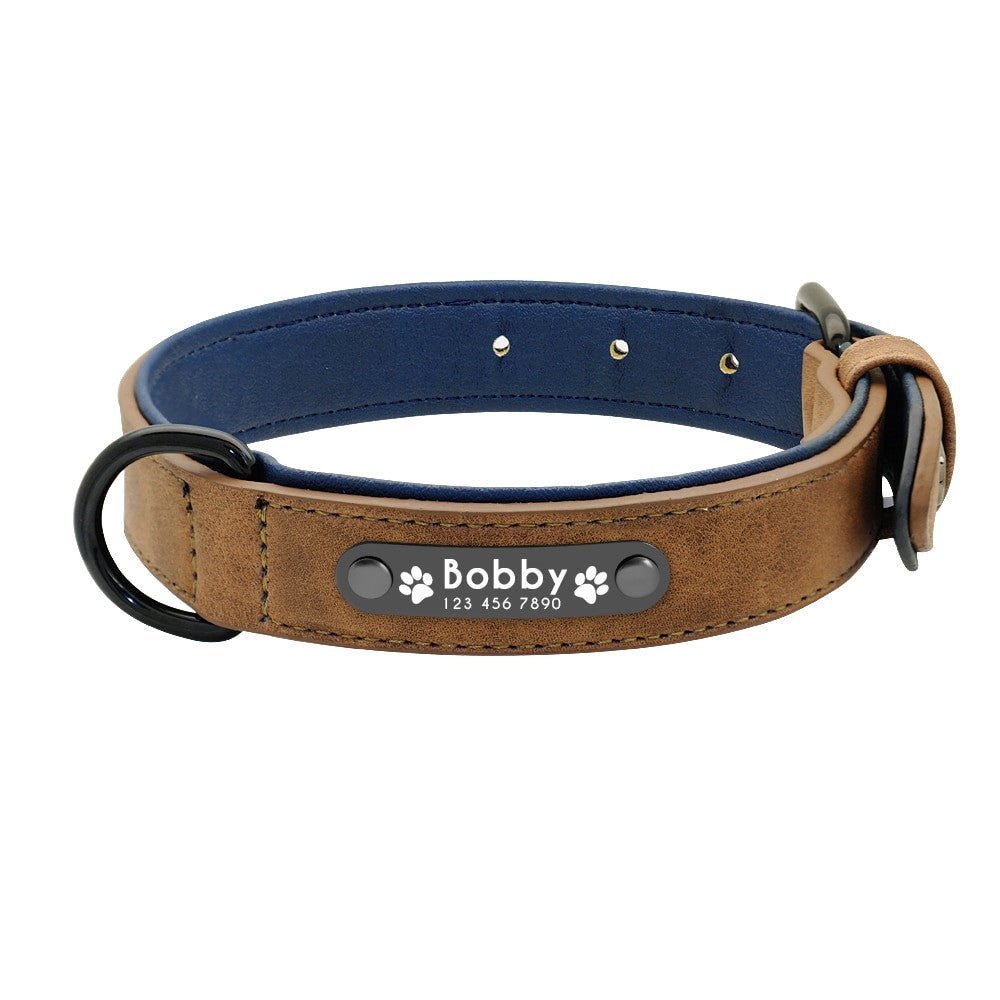 Personalized Custom Leather Dog Collars – Durable & Stylish - Adistore