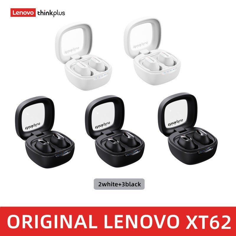 Lenovo XT62 Wireless Earbuds – Bluetooth 5.3 HiFi Sport Headset with Mic - Adistore