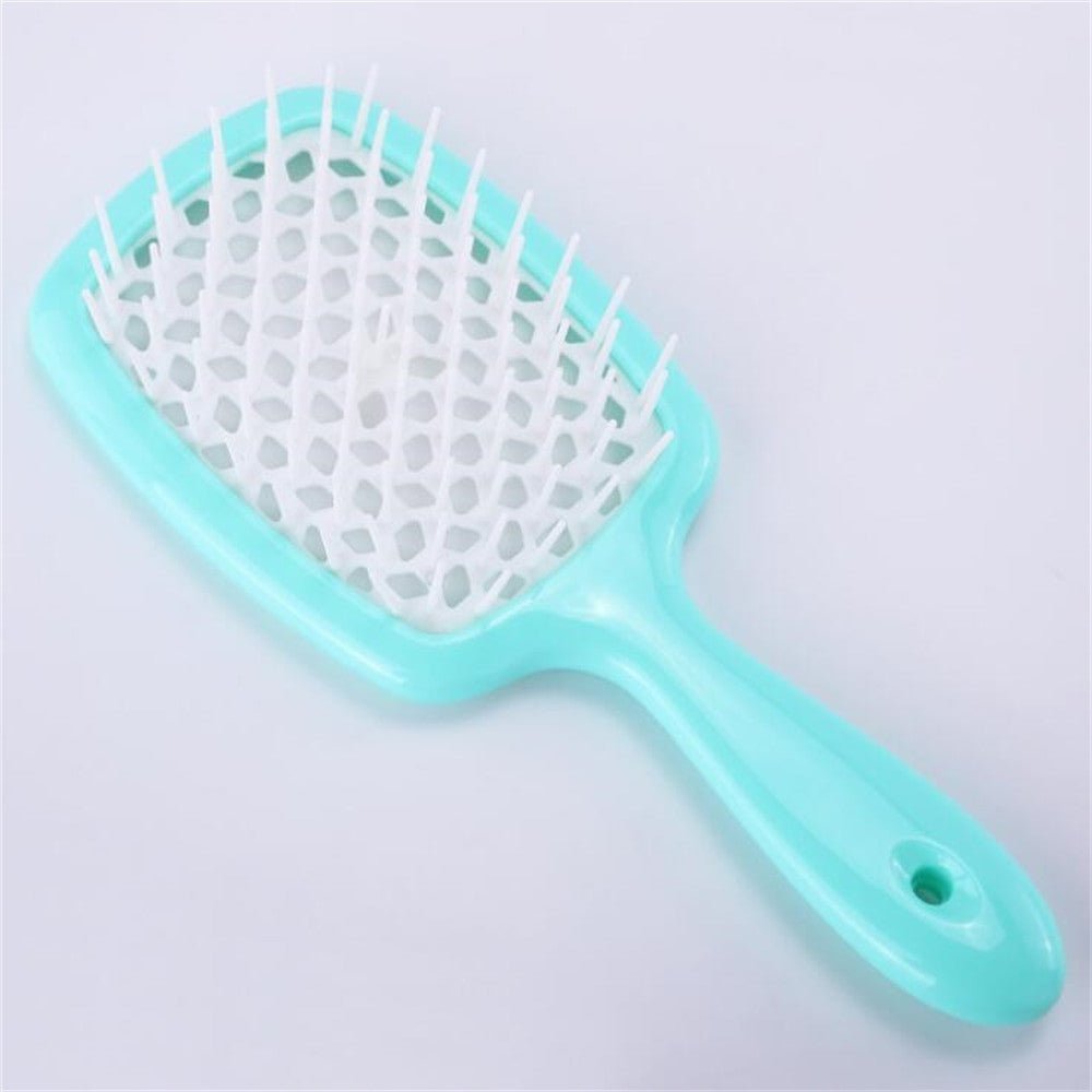 Detangling Hair Brush for Wet & Curly Hair – Massage Hollow Comb - Adistore