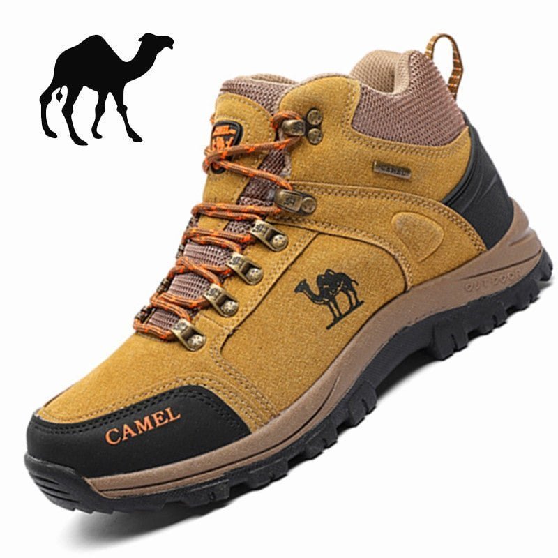 Camel Men’s Non-Slip Hiking Shoes – Outdoor Trekking & Trail Footwear - Adistore