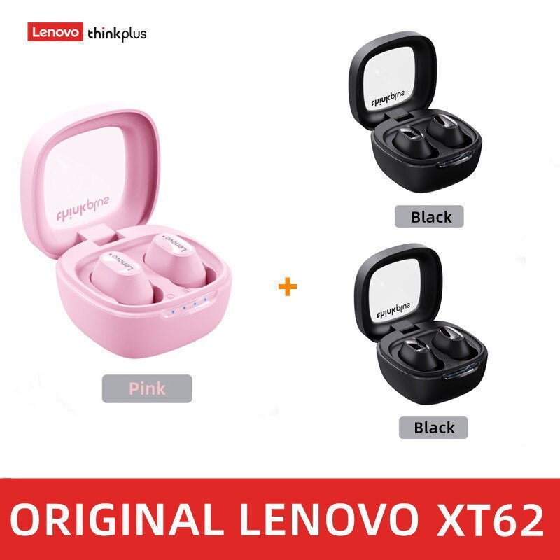 Lenovo XT62 Wireless Earbuds – Bluetooth 5.3 HiFi Sport Headset with Mic - Adistore