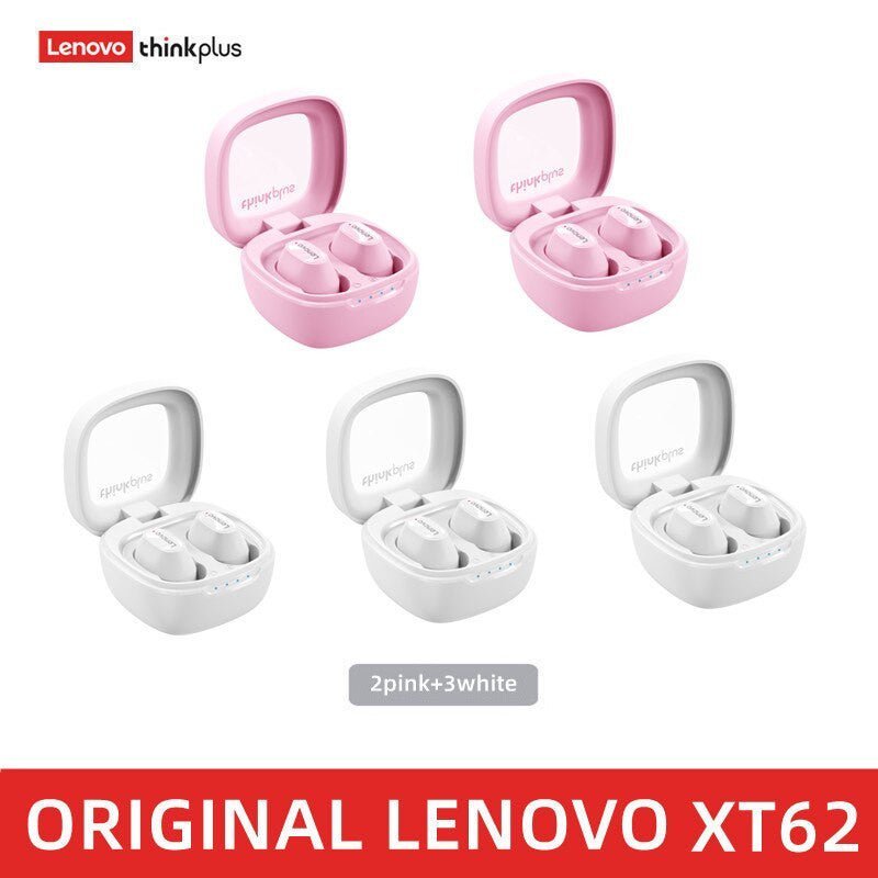 Lenovo XT62 Wireless Earbuds – Bluetooth 5.3 HiFi Sport Headset with Mic - Adistore