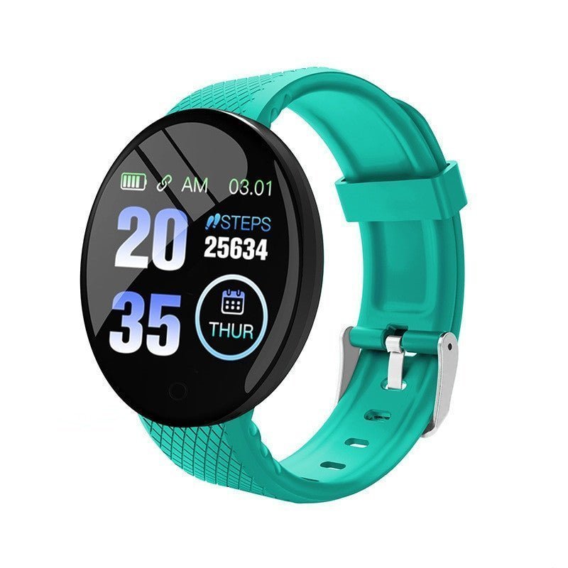 D18 Multi-Functional Smart Watch – Color Round Screen Fitness Tracker - Adistore