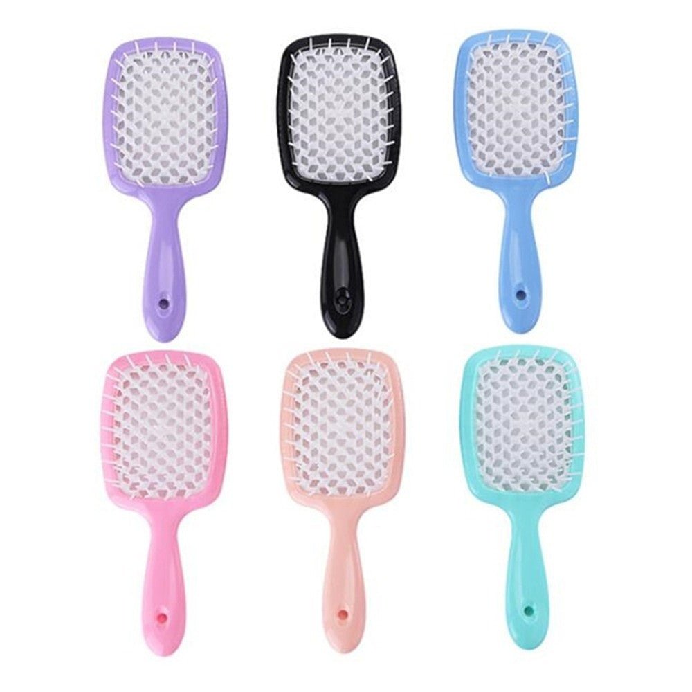 Detangling Hair Brush for Wet & Curly Hair β Massage Hollow Comb - Adistore