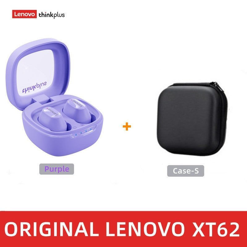 Lenovo XT62 Wireless Earbuds – Bluetooth 5.3 HiFi Sport Headset with Mic - Adistore