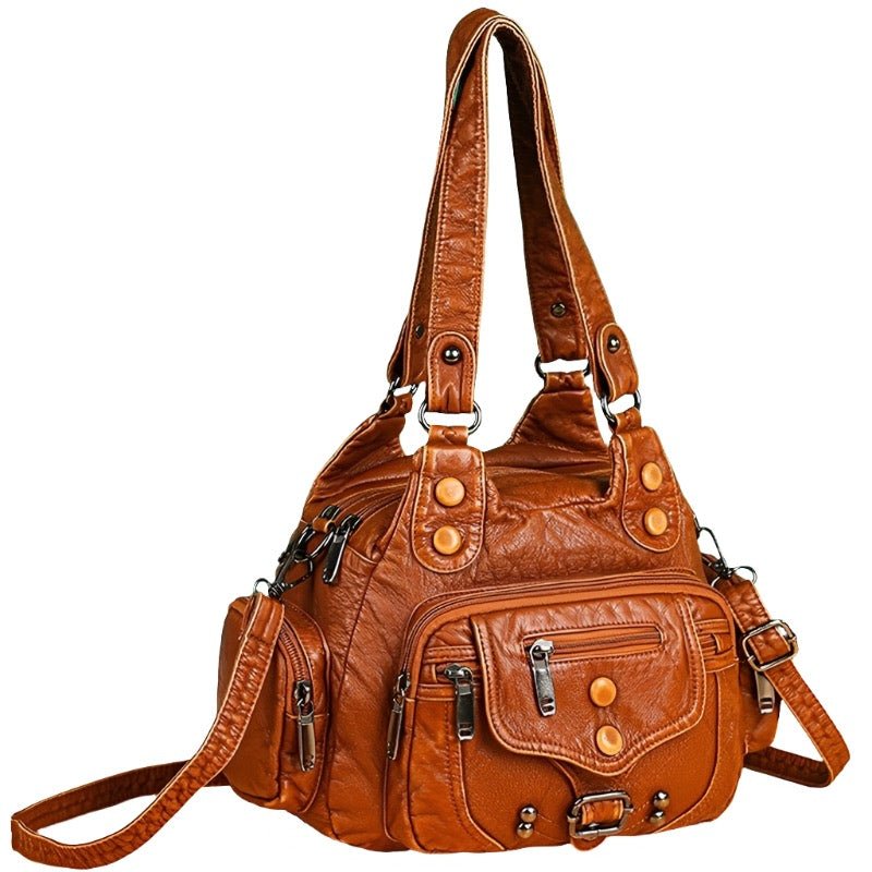 Designer Soft Leather Women’s Messenger Bag – Stylish Handbags - Adistore