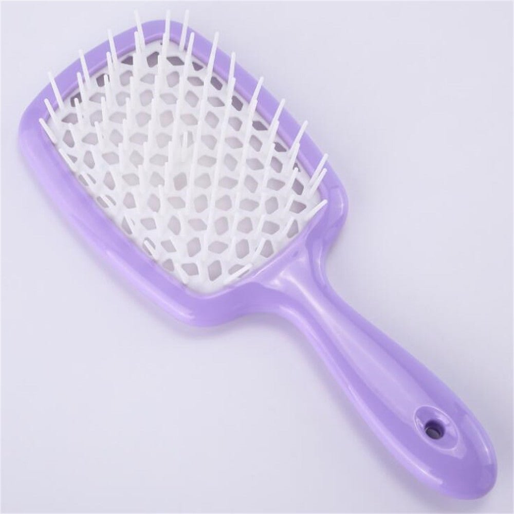 Detangling Hair Brush for Wet & Curly Hair – Massage Hollow Comb - Adistore