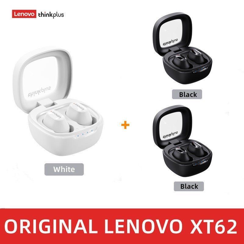 Lenovo XT62 Wireless Earbuds – Bluetooth 5.3 HiFi Sport Headset with Mic - Adistore