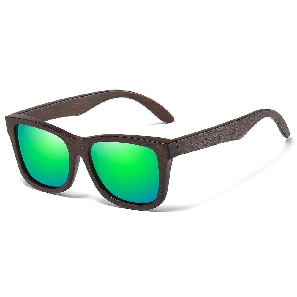 GM Handmade Bamboo Polarised Sunglasses – Natural Wood Shades - Adistore