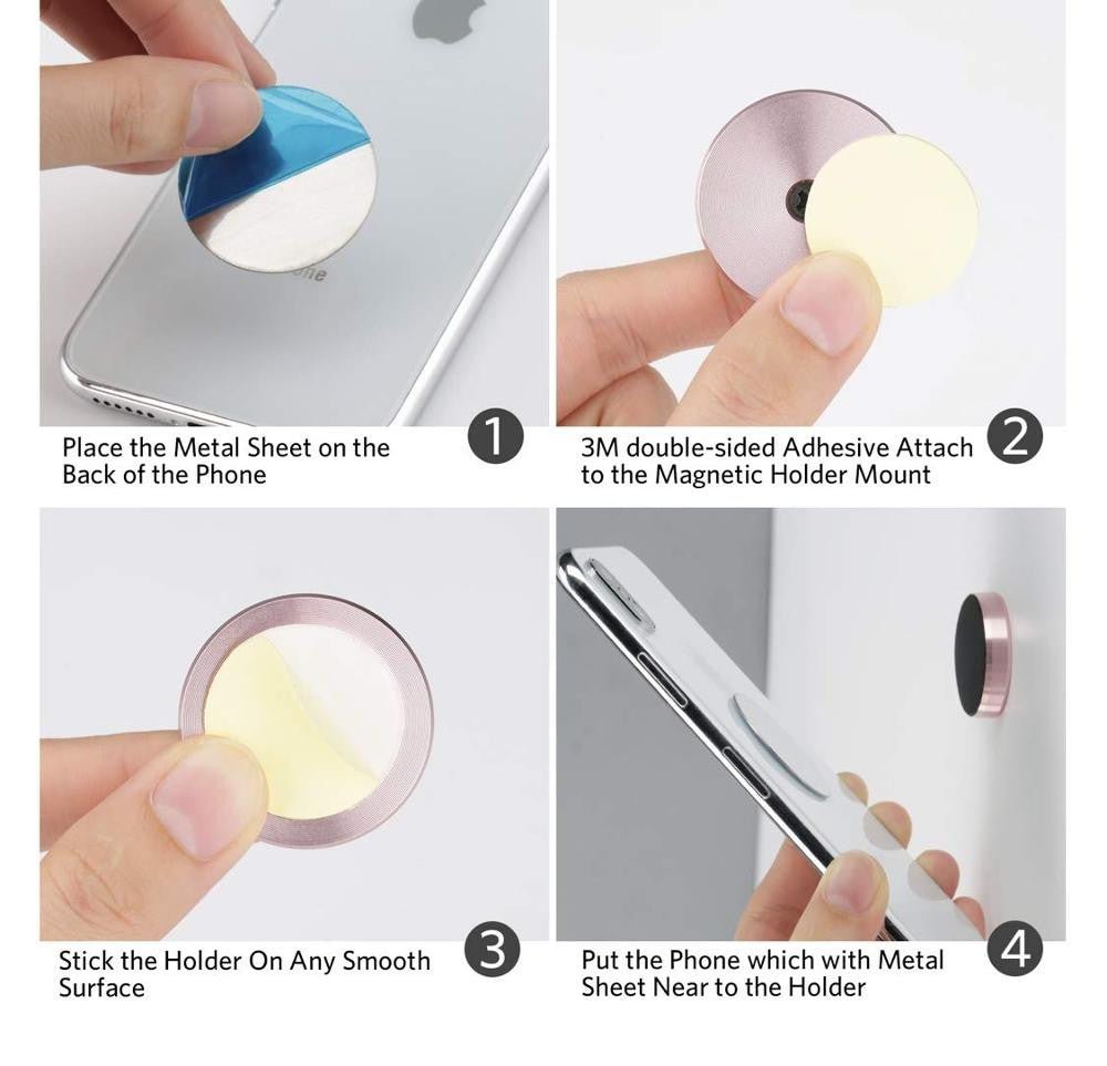 Magnetic Car Phone Holder – Dashboard & Steering Wheel Mount - Adistore