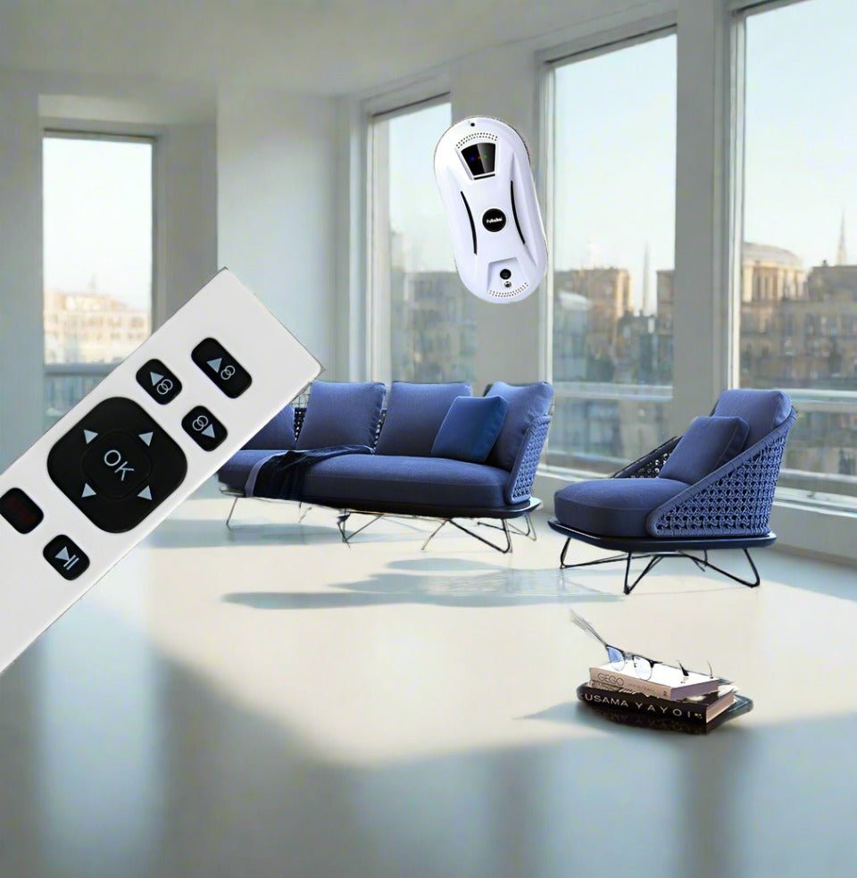 PuRuiKai Window Cleaning Robot – Remote Controlled & Anti-Falling - Adistore