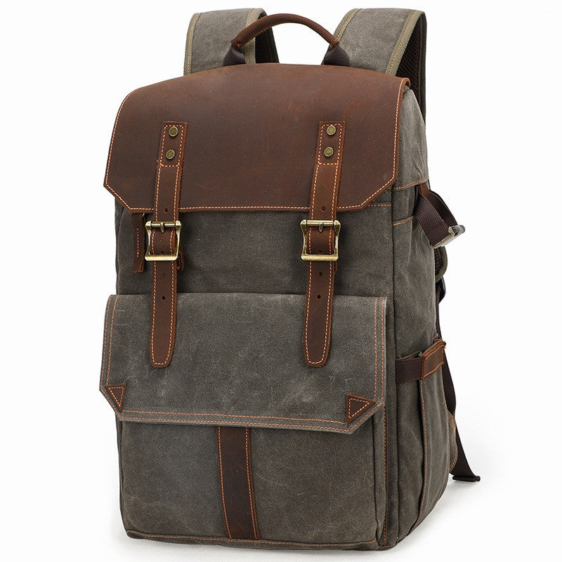 Vintage Canvas Backpack – Unisex Outdoor Sports & Travel Bag - Adistore