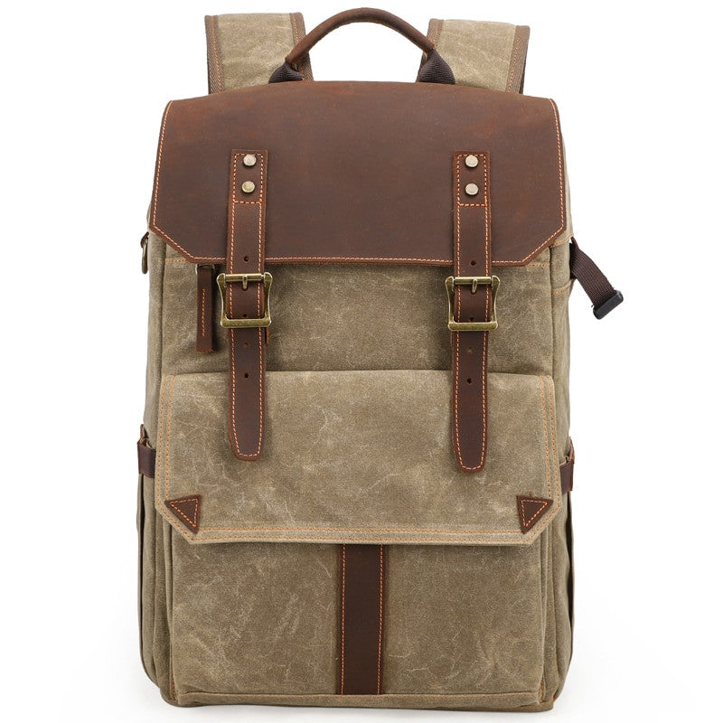 Vintage Canvas Backpack – Unisex Outdoor Sports & Travel Bag - Adistore
