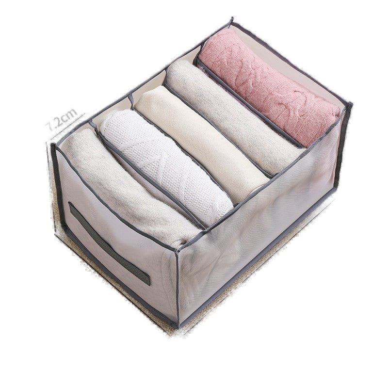 Jeans Compartment Storage Box – Closet Clothes Drawer Organiser - Adistore