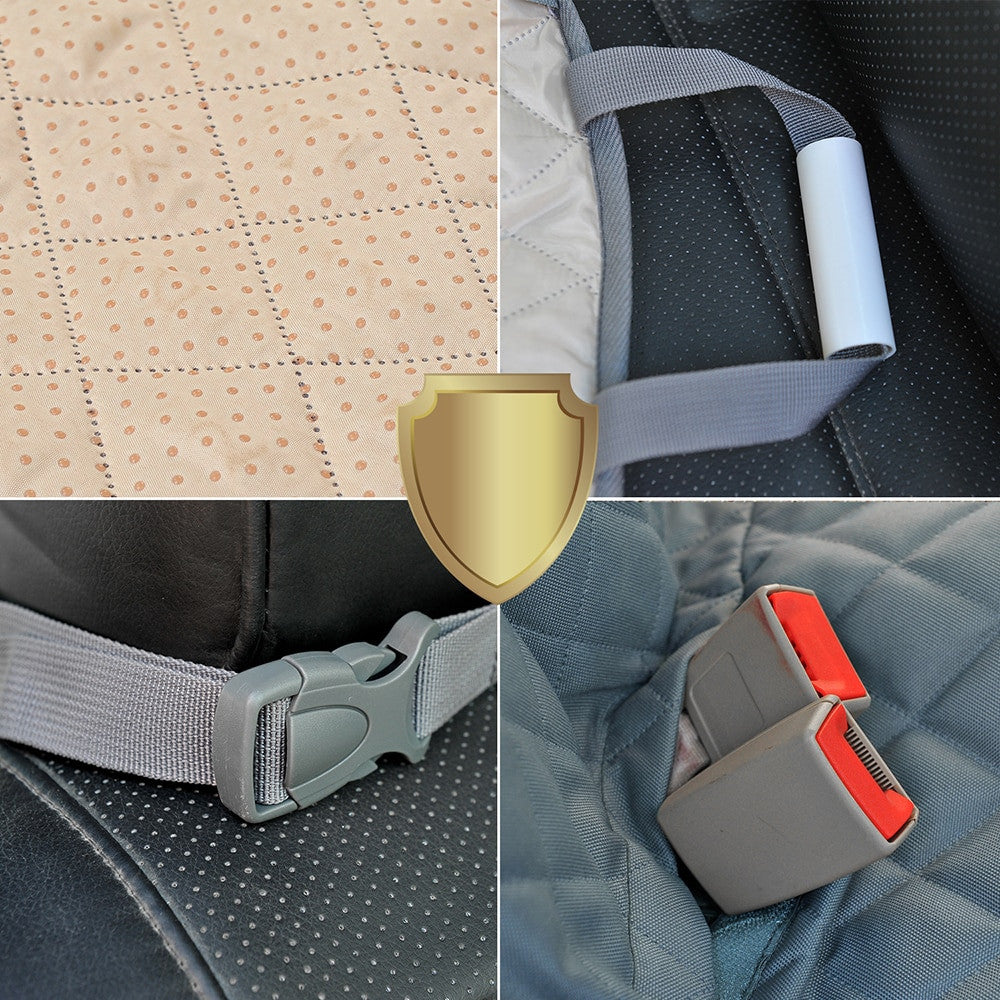PETRAVEL Dog Car Seat Cover Waterproof/Rear Back Seat Protector Mat.