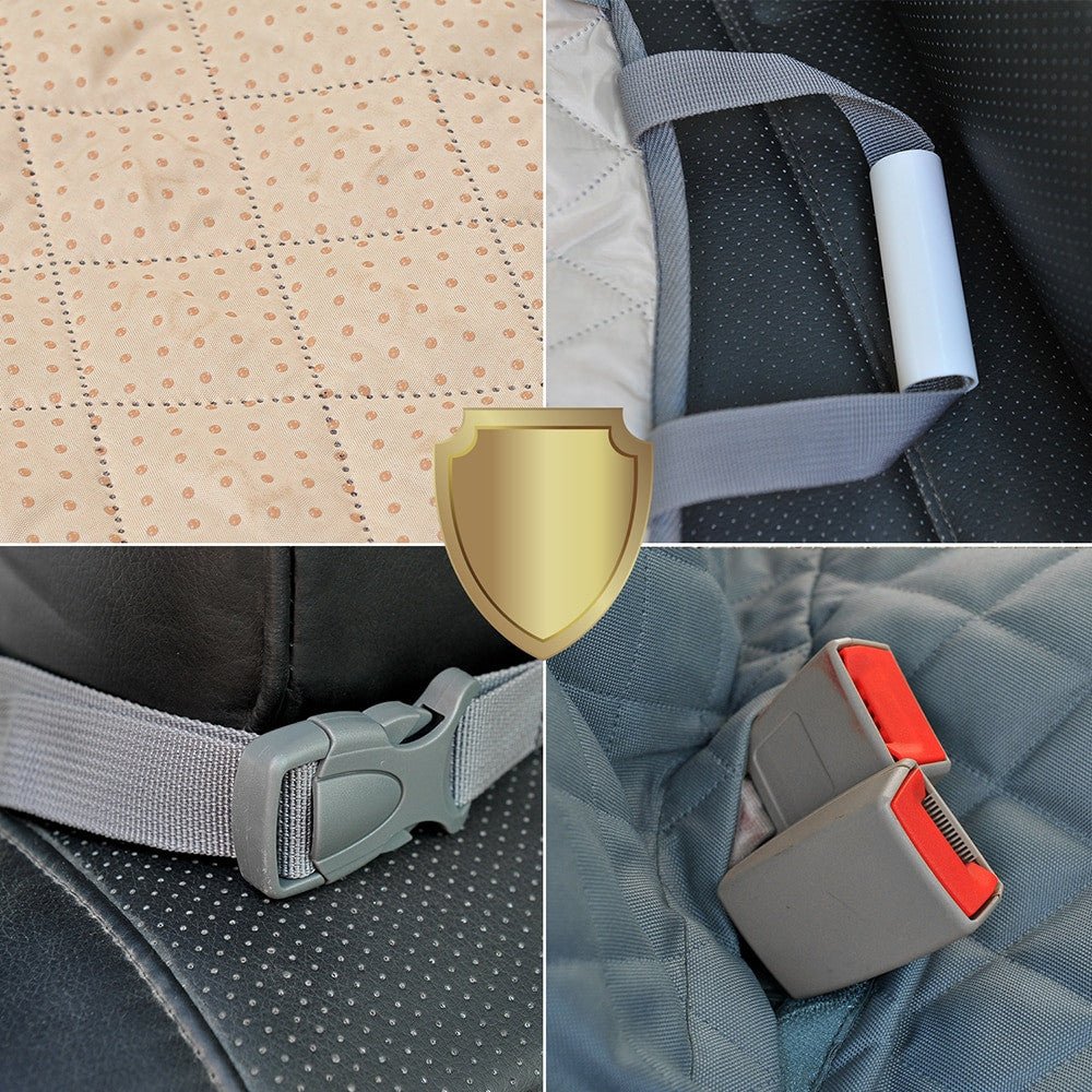 PETRAVEL Waterproof Dog Car Seat Cover – Rear Seat Protector Mat