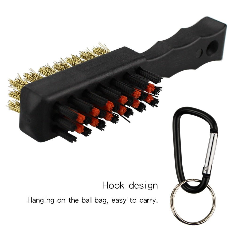 GVOVLVF Dual-Sided Golf Club Brush – Groove Cleaner Tool - Adistore