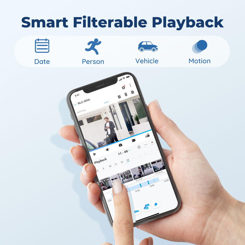 Reolink 4K 8MP Smart Security Camera – 2-Way Audio & Human/Car Detection - Adistore