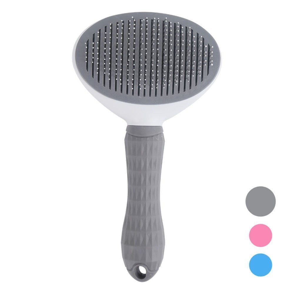 Auto Self-Cleaning Pet Hair Brush for Dogs & Cats – Easy Grooming - Adistore