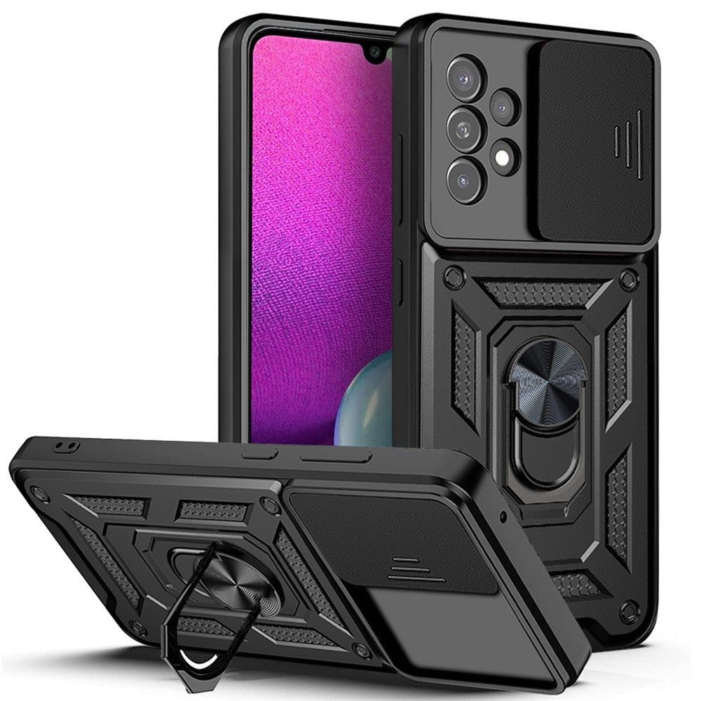 Case with Ring Stand for Samsung A53 5G - Shockproof & Camera Cover - Adistore