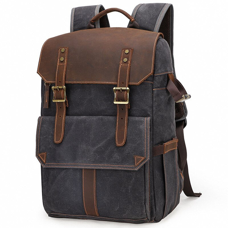Vintage Canvas Backpack – Unisex Outdoor Sports & Travel Bag - Adistore