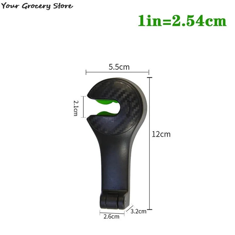 Universal Car Headrest Hooks with Phone Holder Backseat