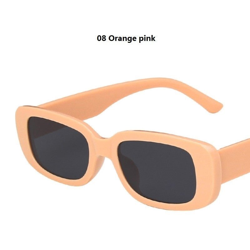 Small Rectangle Vintage Sunglasses – Women’s Oval Square Anti-Glare - Adistore