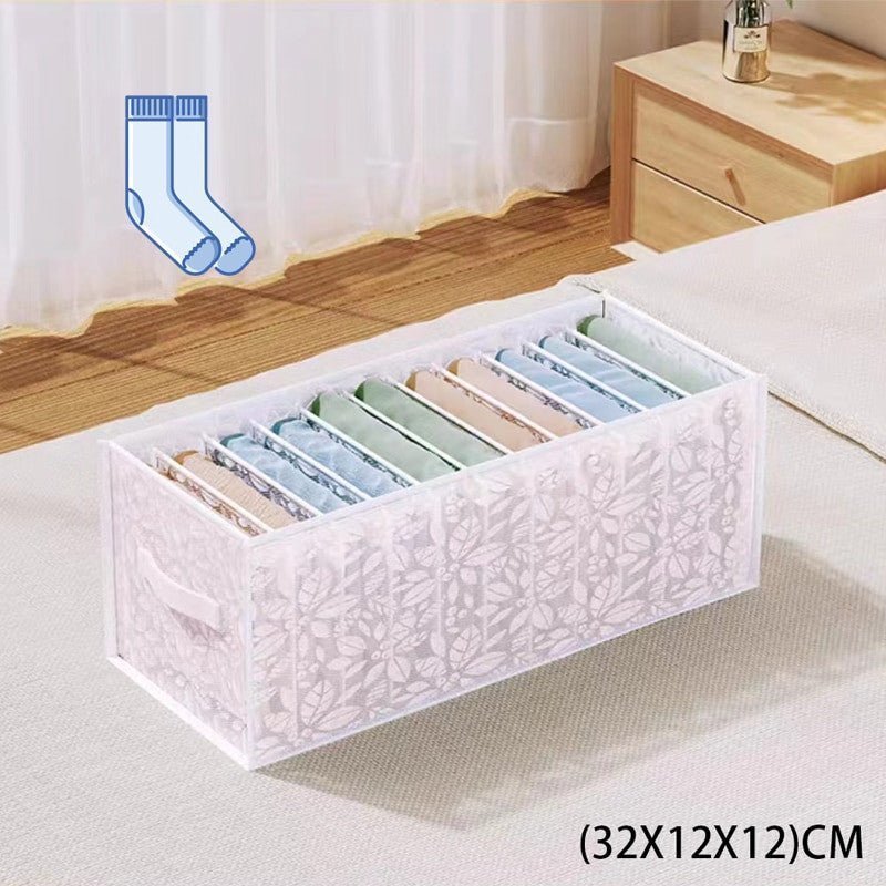 Jeans Compartment Storage Box – Closet Clothes Drawer Organiser - Adistore