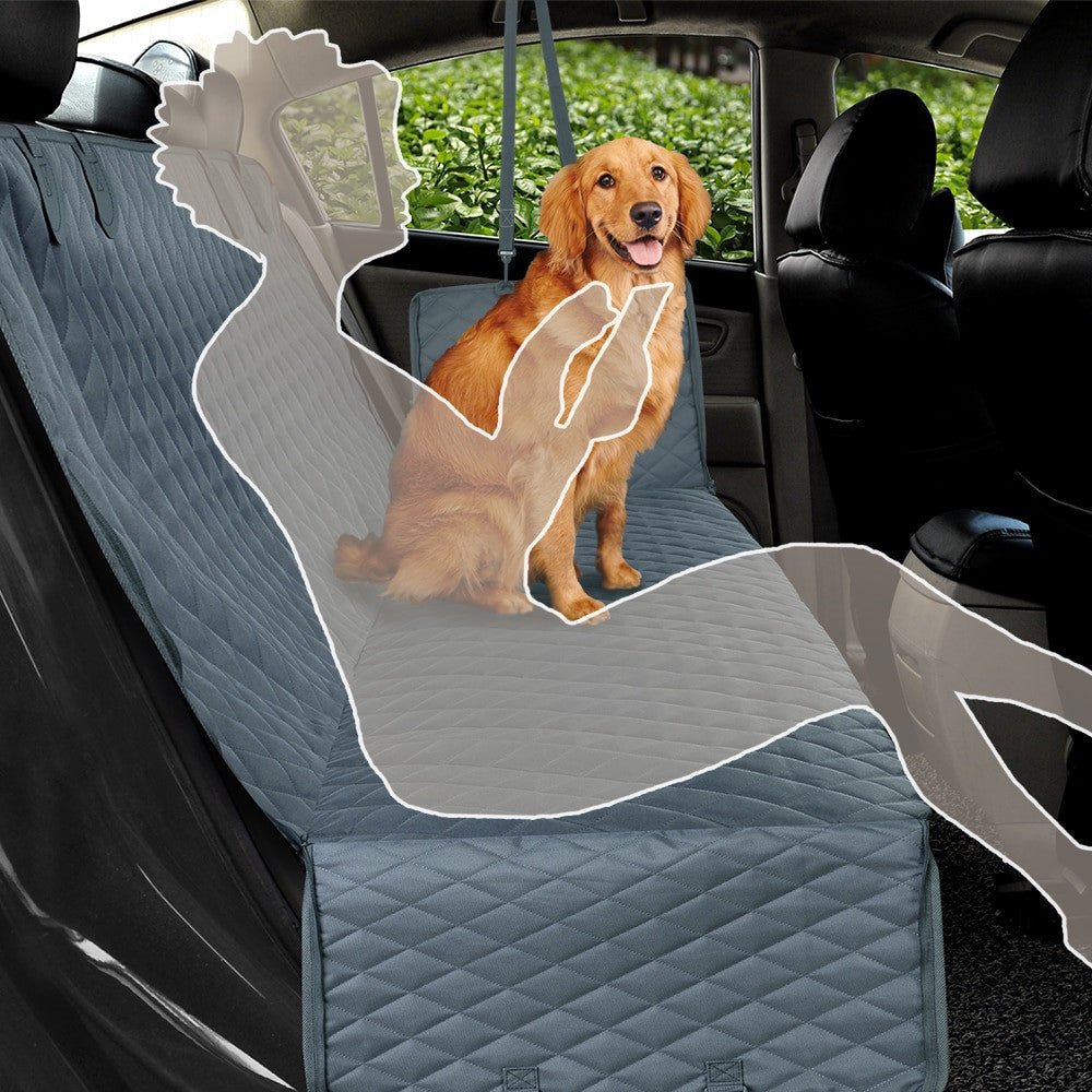 PETRAVEL Waterproof Dog Car Seat Cover – Rear Seat Protector Mat
