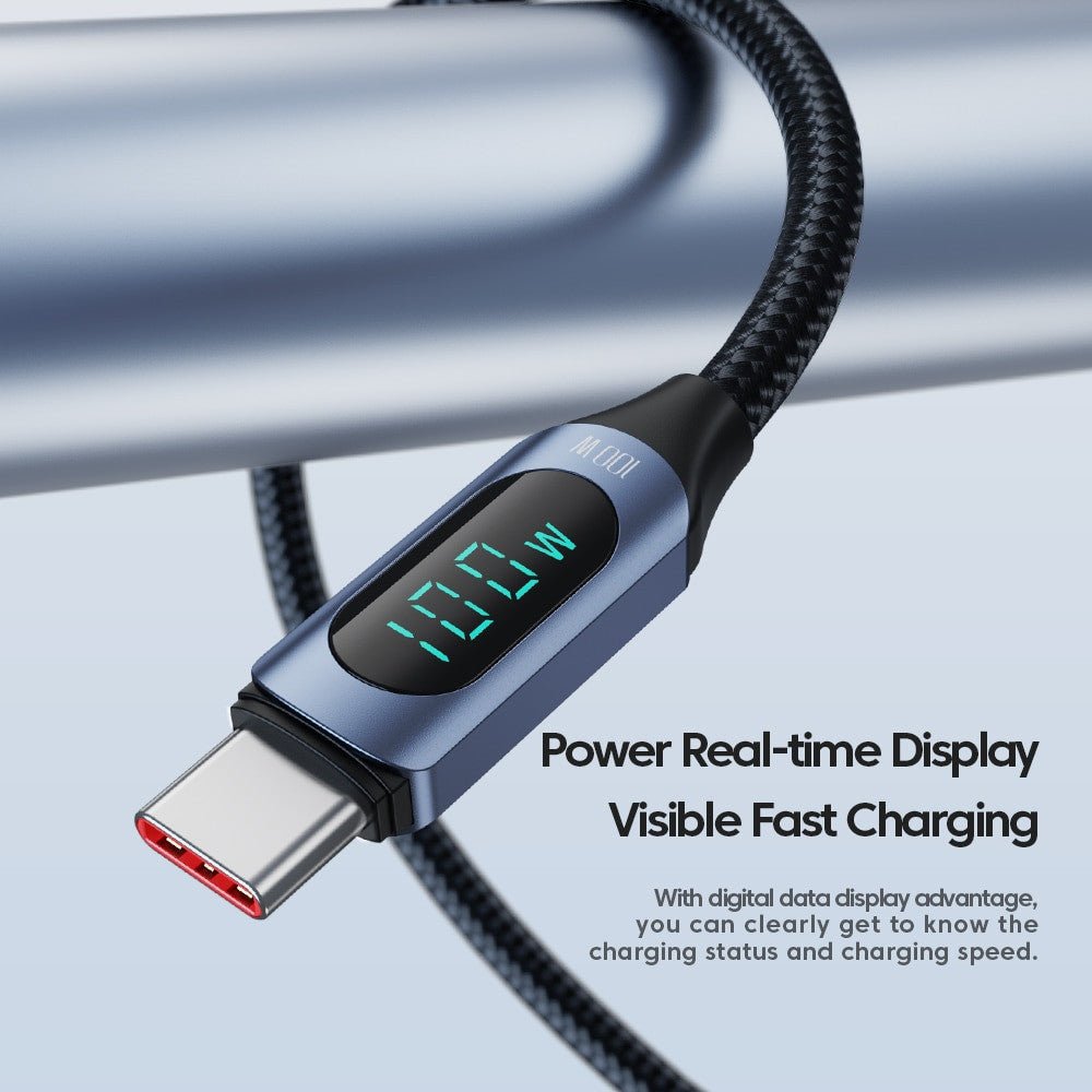 Toocki USB Type C Cable 66W Fast Charging Charger For IPhone 15 Xiaomi POCO F3 Realme Macbook iPad